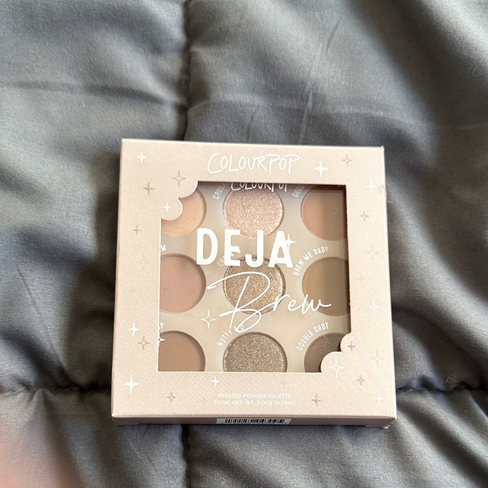 BNIB COLOURPOP DEJA BREW EYESHADOW PALETTE